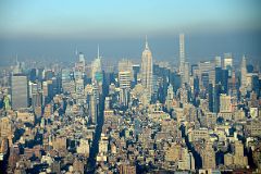 18 Manhattan View Includes One Penn Plaza, Bank of America Tower, GE Building, Empire State Building, 432 Park, MetLife, Chrysler Building From One World Trade Center Observatory